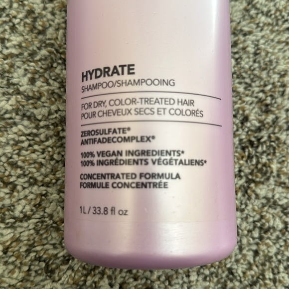 NWT Pureology Hydrate Shampoo Liter Bundle With Pump 33.8 oz. SEALED - Picture 10 of 12